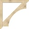 Ekena Millwork Westlake Slat Rough Sawn Bracket w/ Offset Brace, Douglas Fir, 6"W x 46"D x 46"H BKT0604X46X46WTL06RDF - alternate 4